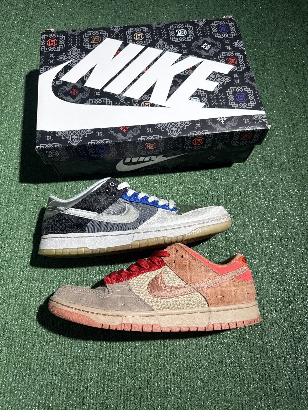 CLOT × Nike Nike dunk low Clot Sp What The CLOT size 9.5 Size US 9.5 / EU 42-43 - 1 Thumbnail