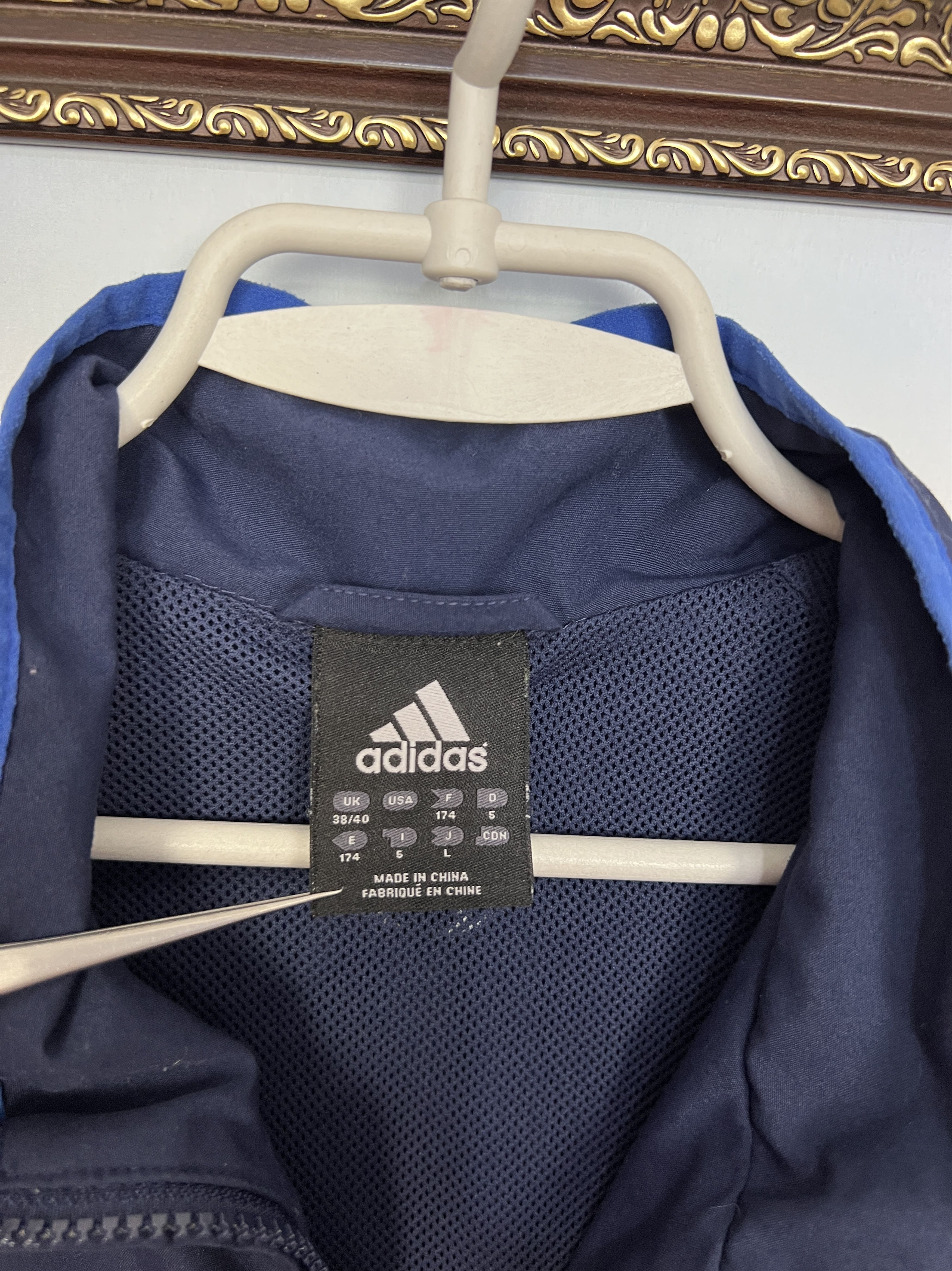 Adidas Vintage Chelsea Football Train Jacket Soccer Blue Track Top Size US M / EU 48-50 / 2 - 8 Thumbnail
