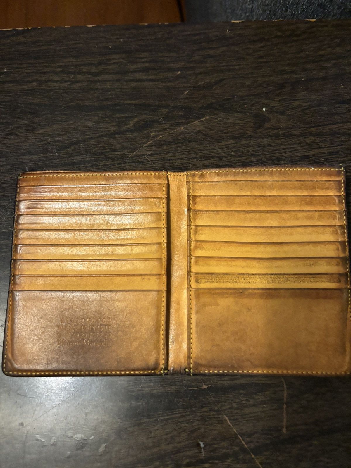 Maison Margiela Black Stitch Wallet Size ONE SIZE - 2 Thumbnail