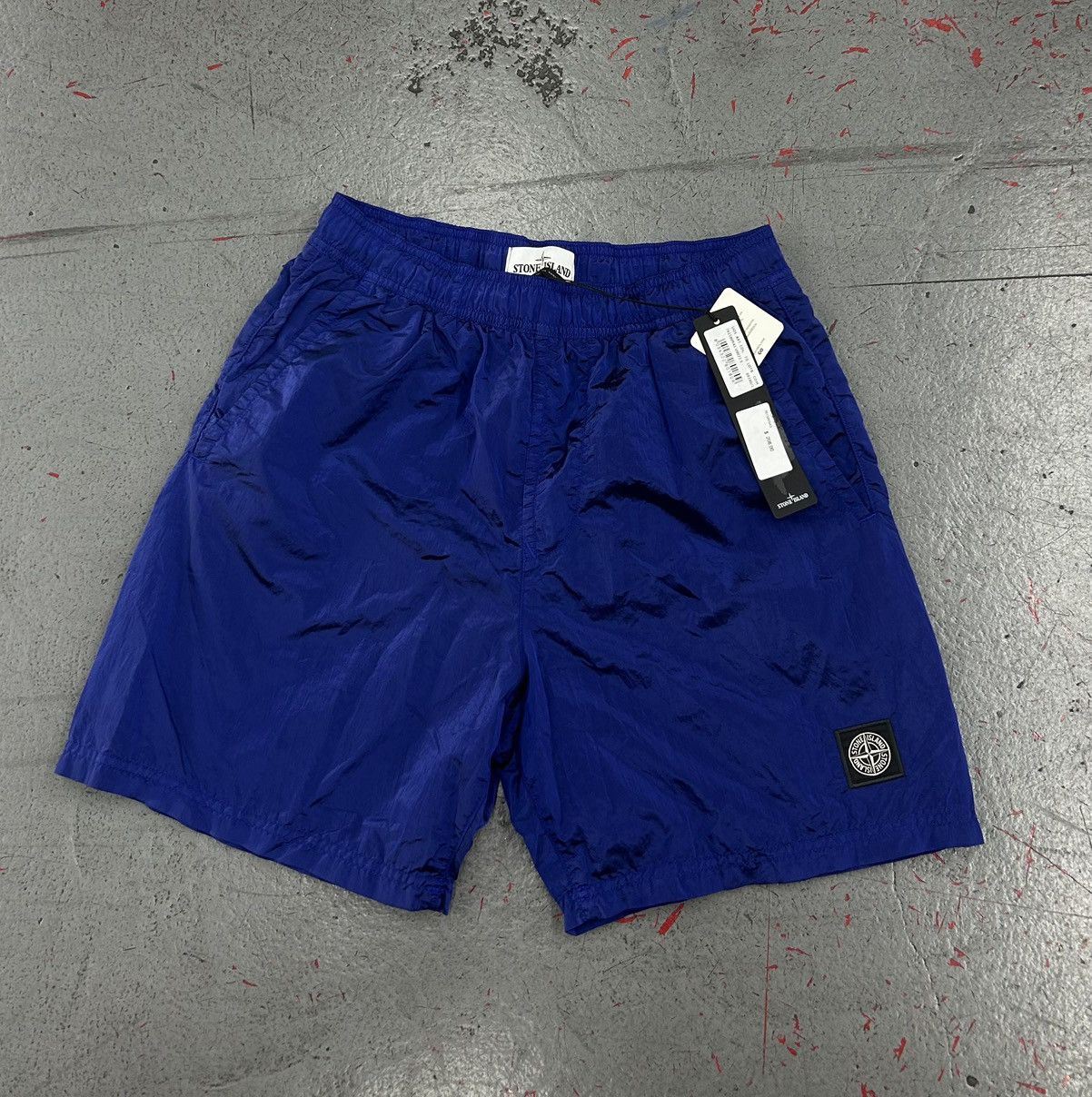 Stone Island Stone Island Blue Nylon Metal Shorts Size Small NEW Size US 29 - 1 Thumbnail