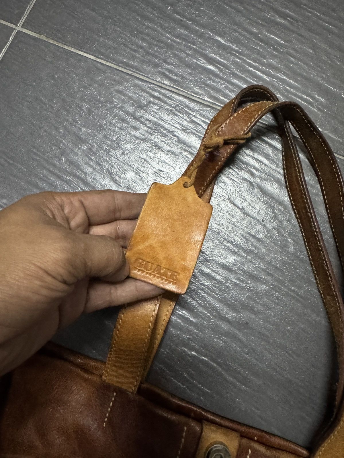 Japanese Brand × Vintage Guate leather tote bag Size ONE SIZE - 7 Thumbnail