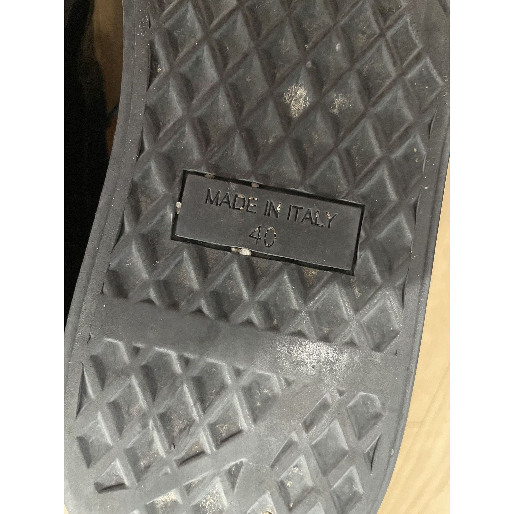 Giuseppe Zanotti Giuseppe Zanotti Black & Gold High-Top Sneakers With Velvet Size US 7 / EU 40 - 11 Thumbnail
