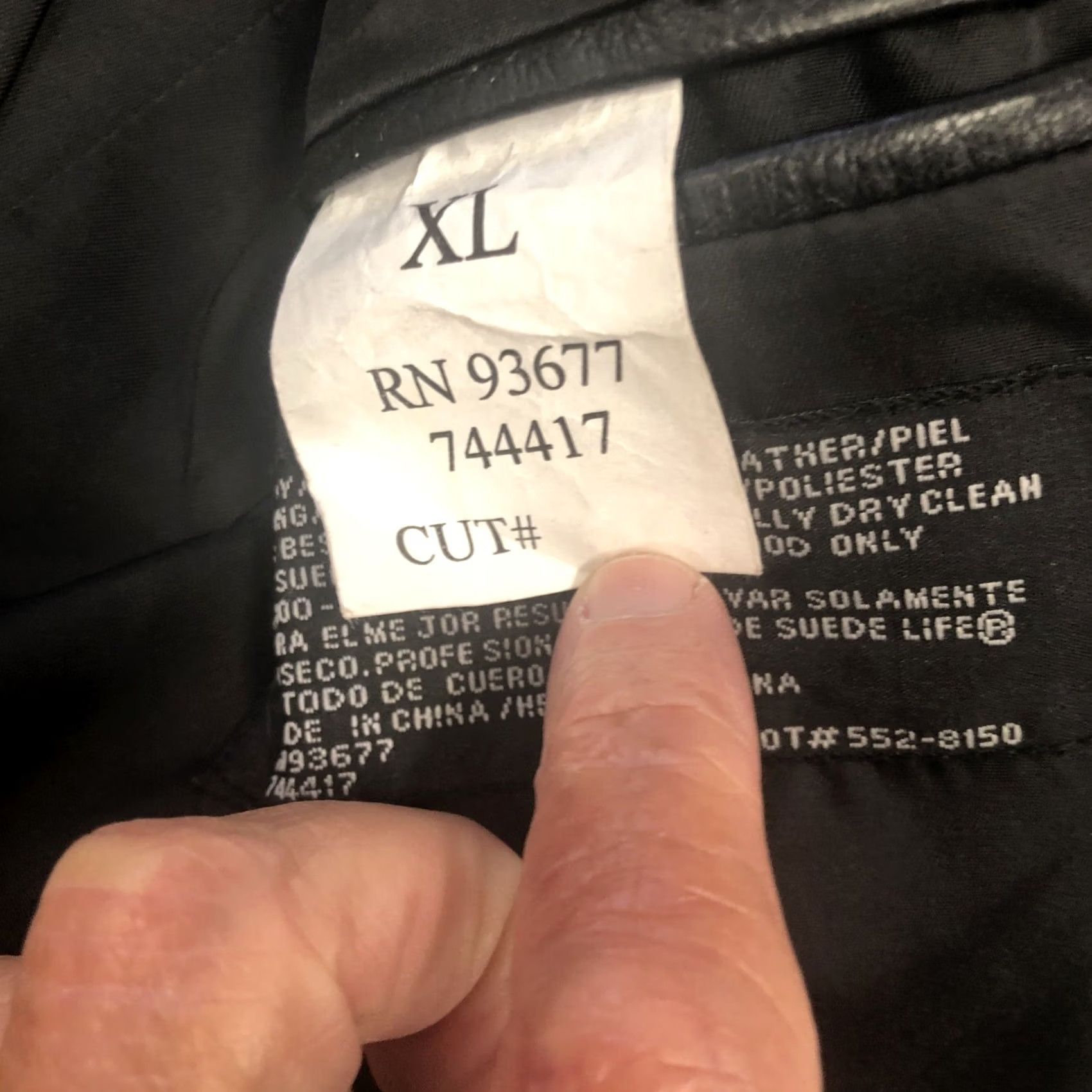Vintage J. Ferrar Men's Leather Jacket - XL - Black - Coat/Jacket - Genuine Leather - Regular Fit Size US XL / EU 56 / 4 - 5 Thumbnail
