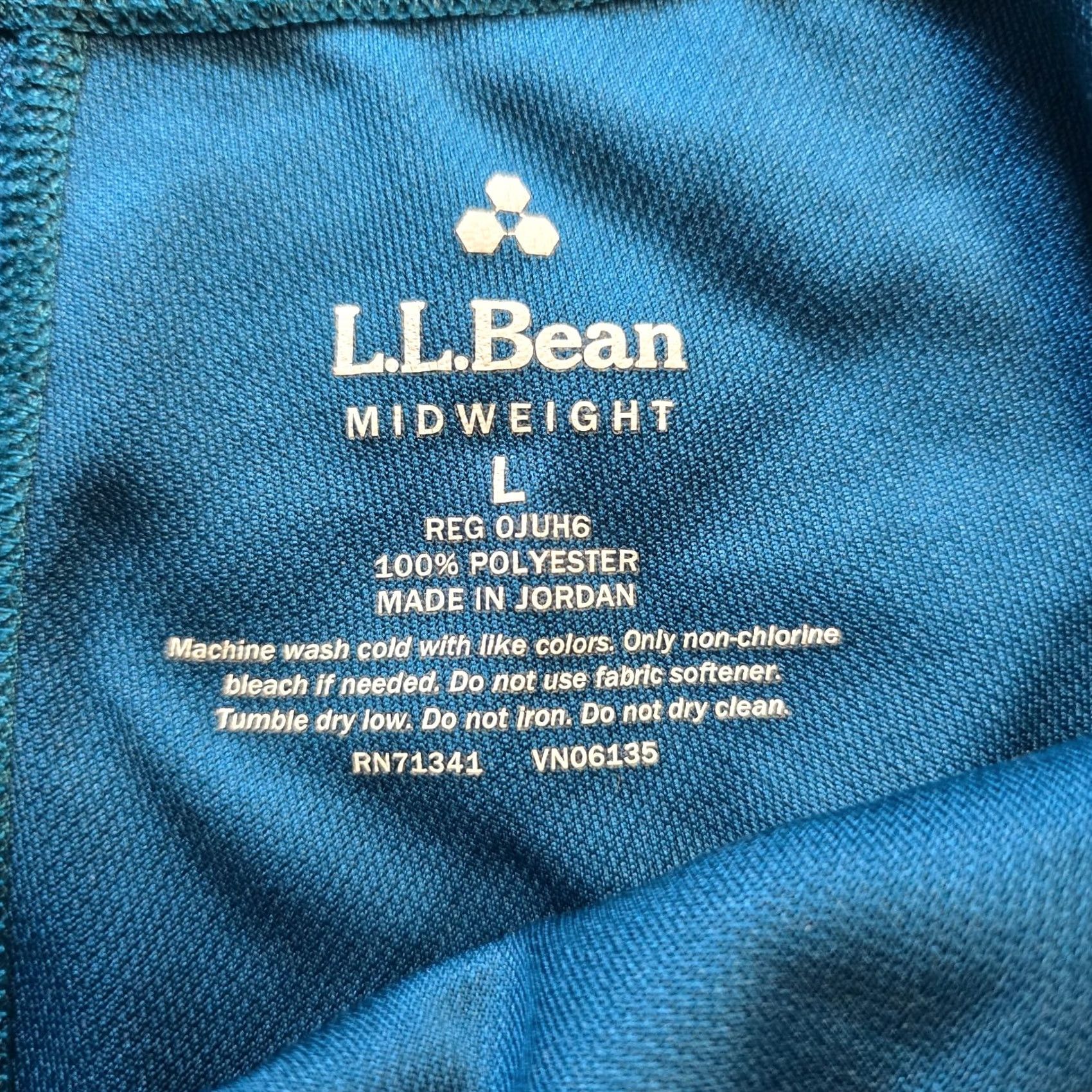 Vintage LL Bean Pants Womens Size Large Blue Midweight Base Layer Warm Outdoors Thermal Size 36" / US 14 / IT 50 - 4 Thumbnail