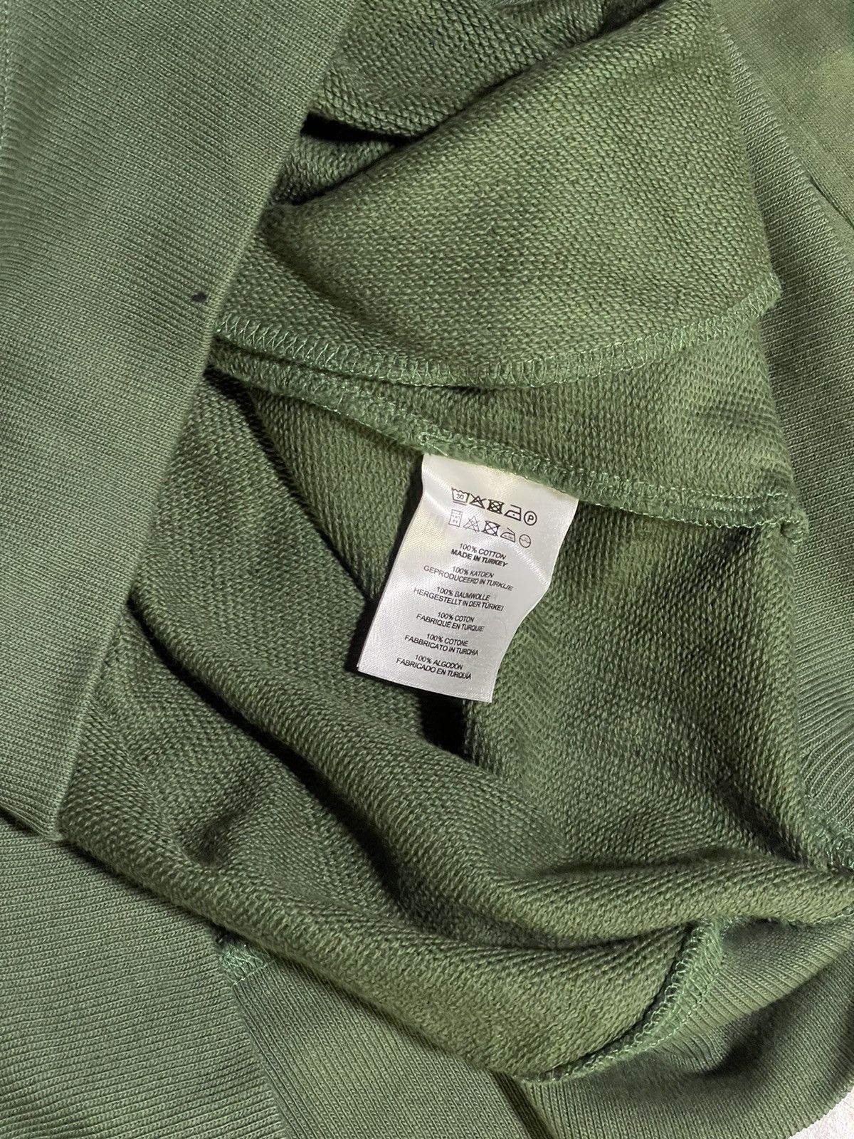Dries Van Noten Dries Van Noten Green French Terry Hoodie Size US S / EU 44-46 / 1 - 4 Thumbnail
