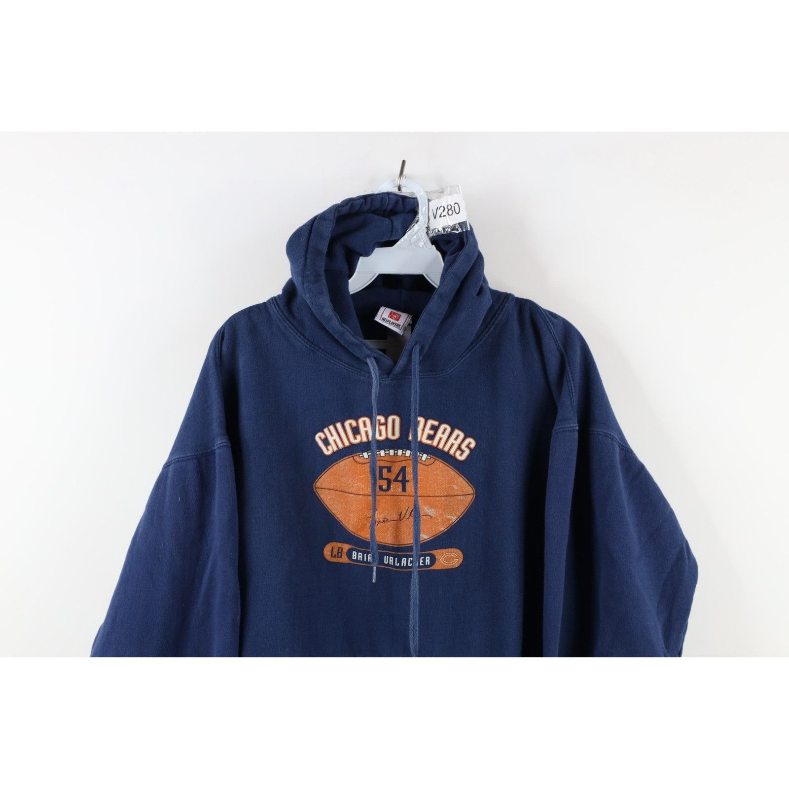 Vintage Vintage Cropped Brian Urlacher Chicago Bears Football Hoodie Size M / US 6-8 / IT 42-44 - 2 Thumbnail