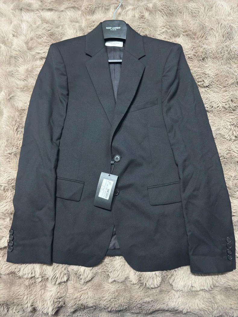 Saint Laurent Paris Saint Laurent Black Men's Suit Jacket New Size US L / EU 52-54 / 3 - 1 Thumbnail