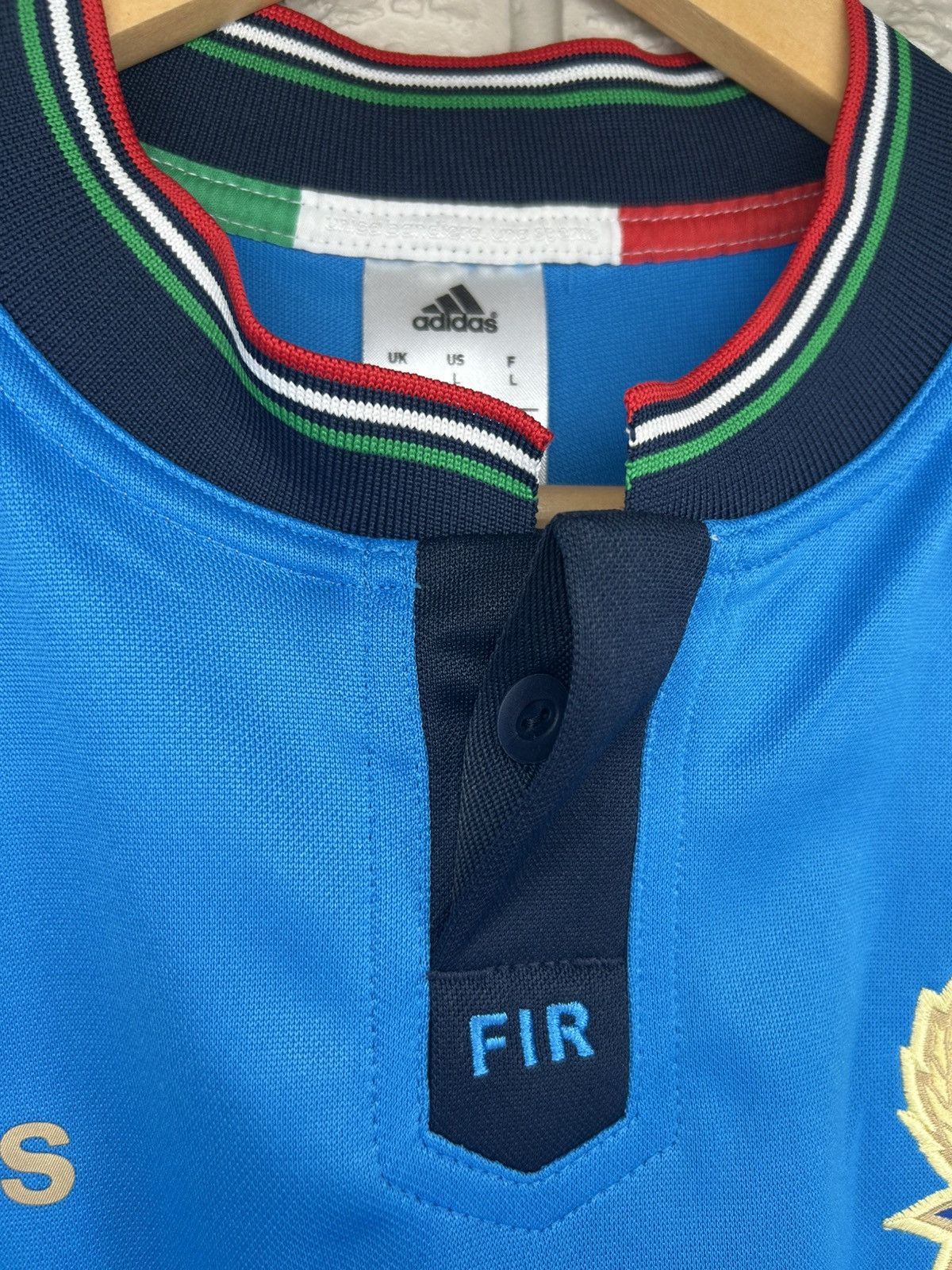 Adidas Adidas Italy 2015 Rugby Jersey Size US L / EU 52-54 / 3 - 5 Thumbnail