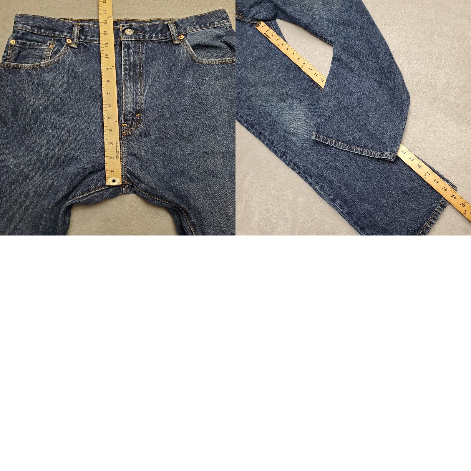 Denime Levis Jeans Men 38x30 Blue 517 Denim Bootcut Regular Fit Medium Wash Denim Pants Jeans Bootcut Regular Mens 38 Blue 517 Denim Footwear? Size US 38 / EU 54 - 9 Thumbnail
