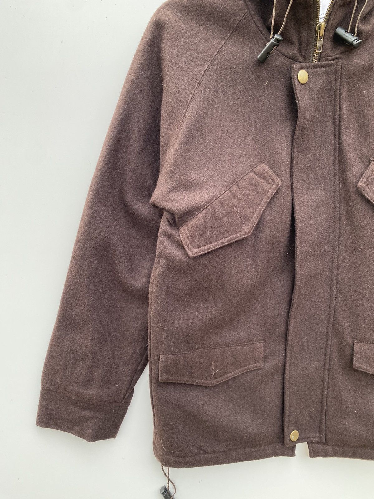 Japanese Brand × Vintage ✅️Vtg Wool Jacket Fur Winter Size US M / EU 48-50 / 2 - 6 Thumbnail