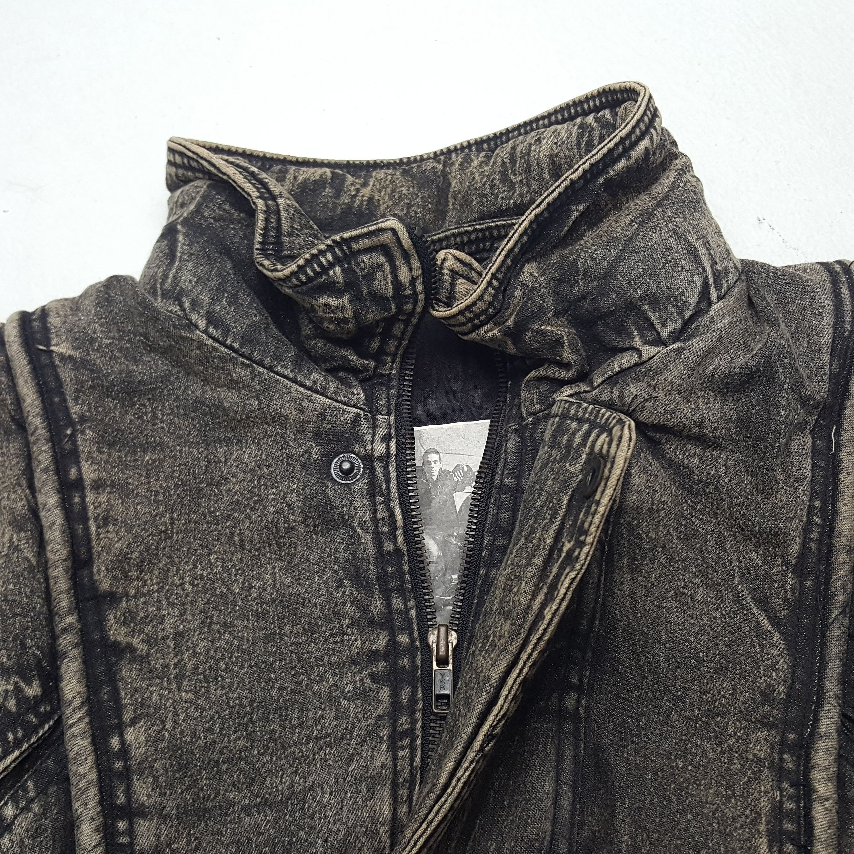 If Six Was Nine × Le Grande Bleu (L.G.B.) × Vintage Vintage Harley Davidson Motorcycle Club Denim Jacket Size US XL / EU 56 / 4 - 5 Thumbnail