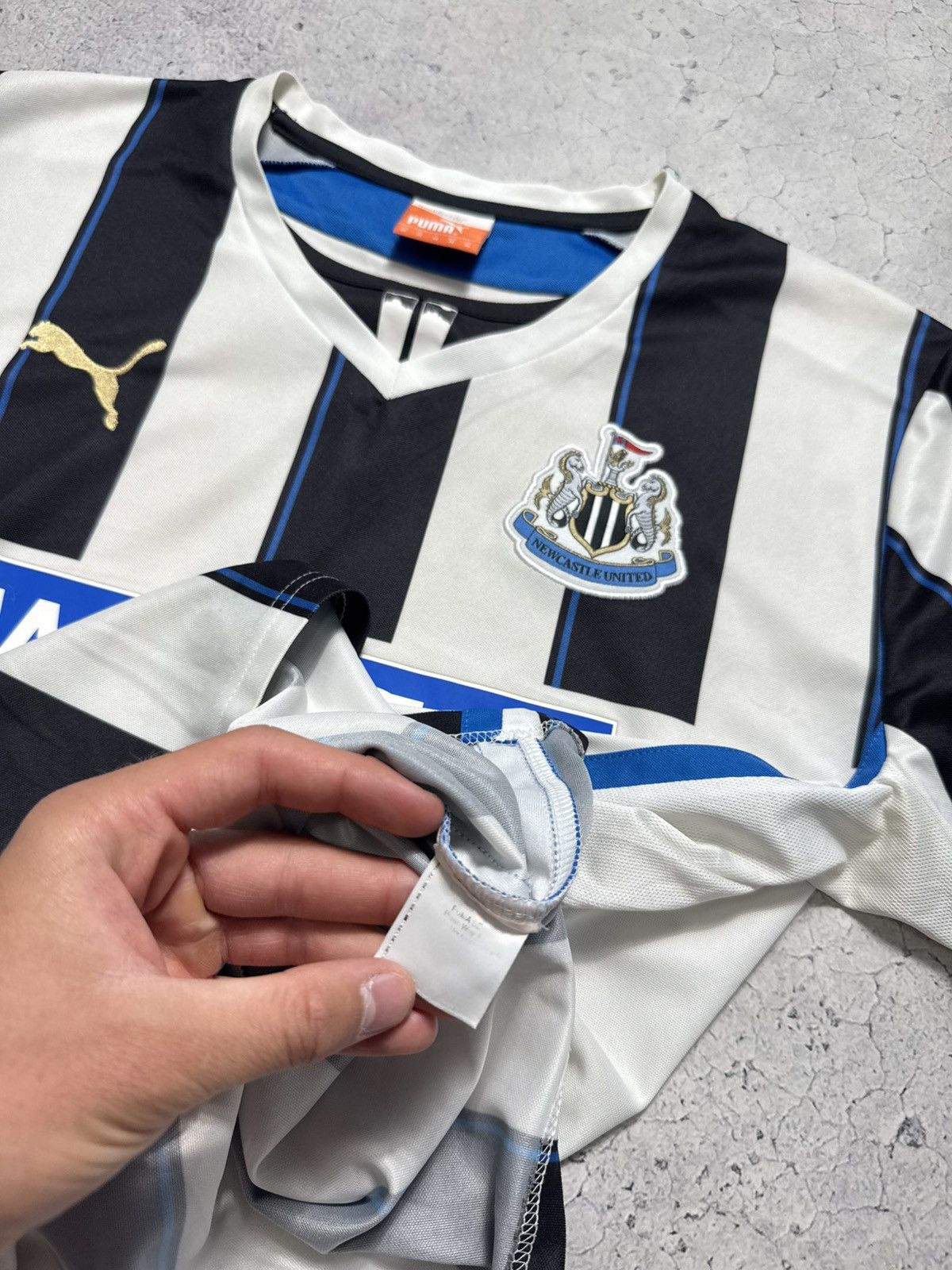 Puma Puma FC Newcastle United Soccer Jersey 2013/2014 Vintage Size US M / EU 48-50 / 2 - 9 Thumbnail