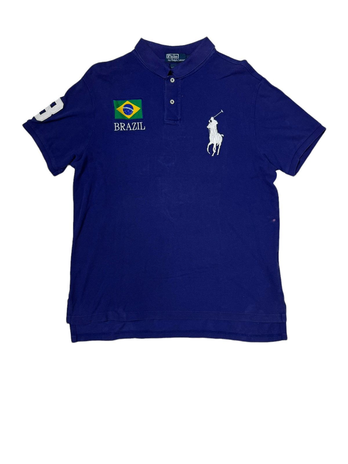 Polo Ralph Lauren Vintage Polo Ralph Lauren Chief Keef Brazil no 3 Size US XXL / EU 58 / 5 - 2 Thumbnail