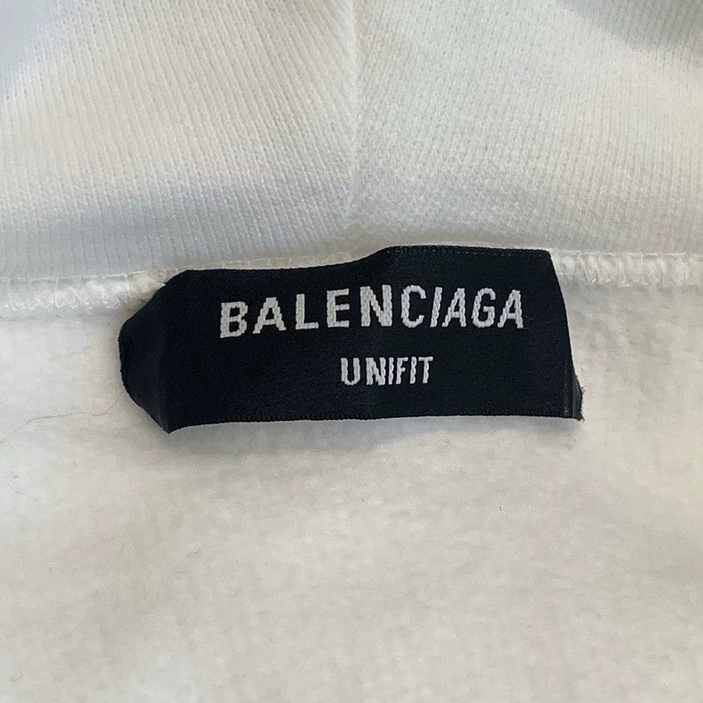 Balenciaga Balenciaga NASA Collaboration Labeled Hooded White Sweatsh Size US XS / EU 42 / 0 - 5 Thumbnail