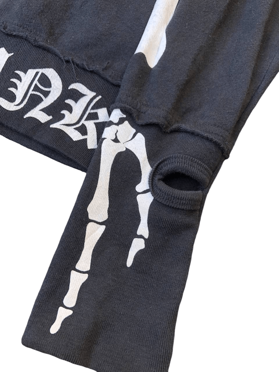 Japanese Brand × Vintage Japanese Brand Tokyo Punk Skeleton Zipper Hoodie Size US M / EU 48-50 / 2 - 12 Thumbnail