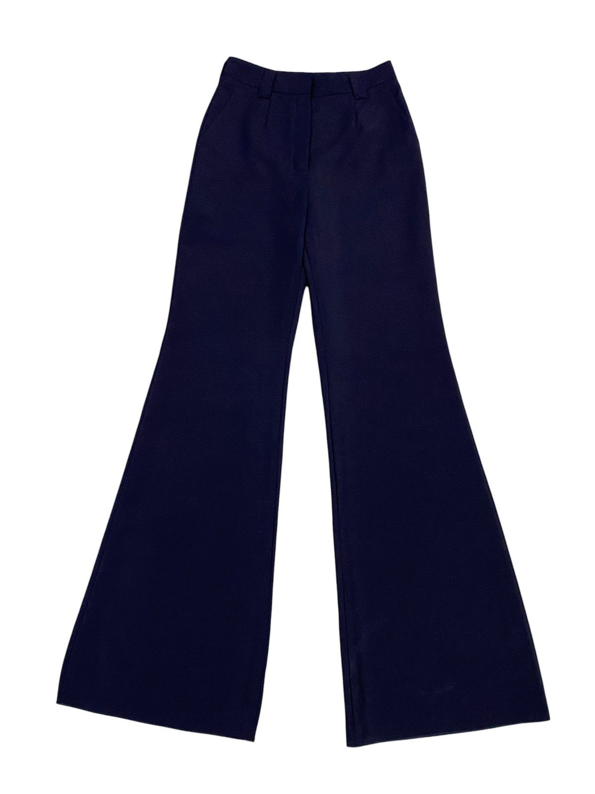 Prada Prada high-rise wide-leg mohair wool trousers Size 27" / US 4 / IT 40 - 1 Thumbnail