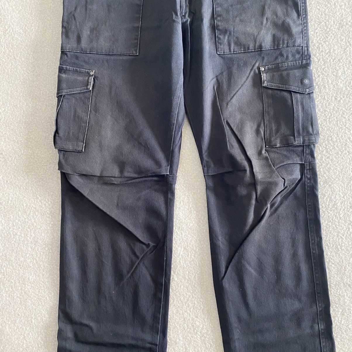 If Six Was Nine × Japanese Brand Boycott Black Cargo Stretchable Pants w30 Size US 30 / EU 46 - 3 Thumbnail