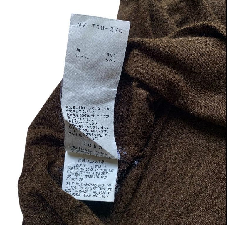 Yohji Yamamoto B yohji yamamoto collar cut it out long sleeve t shirt Size S / US 4 / IT 40 - 10 Thumbnail