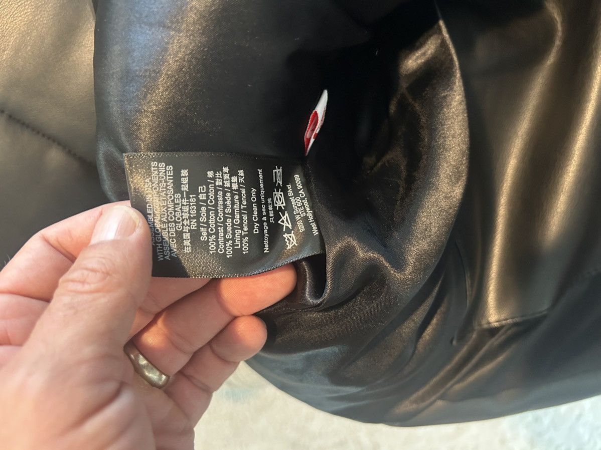 Rhude Rhude faux leather down jacket Size US M / EU 48-50 / 2 - 9 Thumbnail