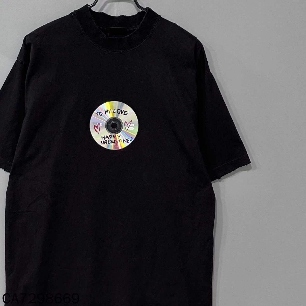 Balenciaga Balenciaga disc print logo crew neck T-shirt XS Size US XS / EU 42 / 0 - 3 Thumbnail