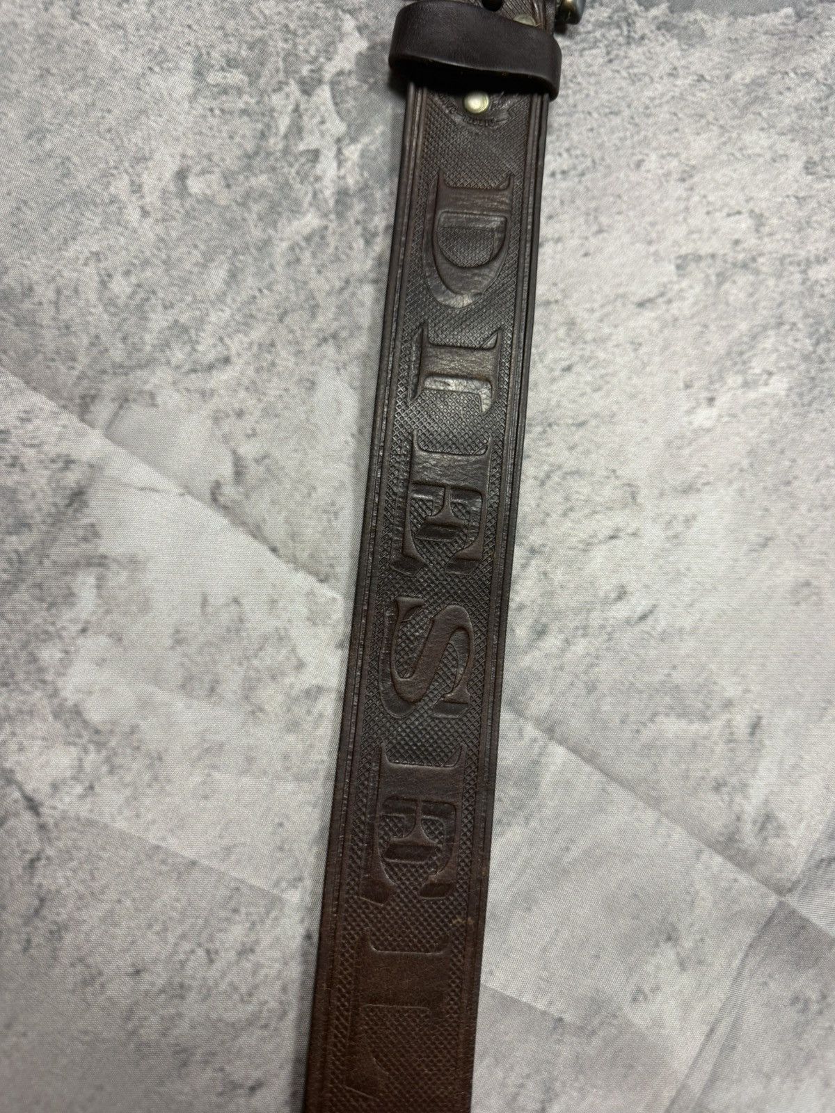 Diesel Diesel Vintage Leather Belt – 90 cm Size 36 - 7 Thumbnail