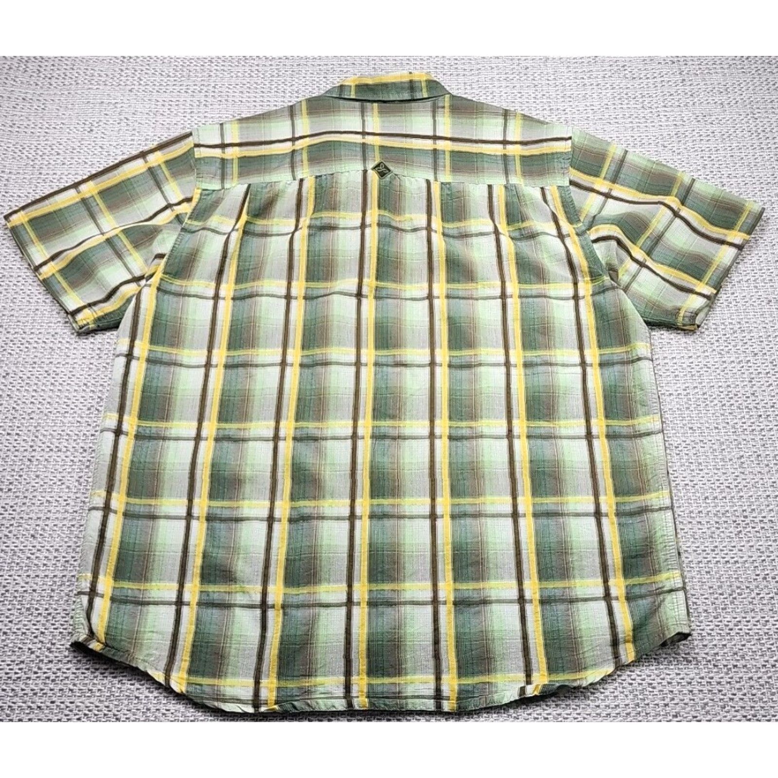 Prana Prana Shirt Mens Extra Large Plaid Short Sleeve Button Up Outdoor Casual Hiking Multicolor Size US XL / EU 56 / 4 - 7 Thumbnail