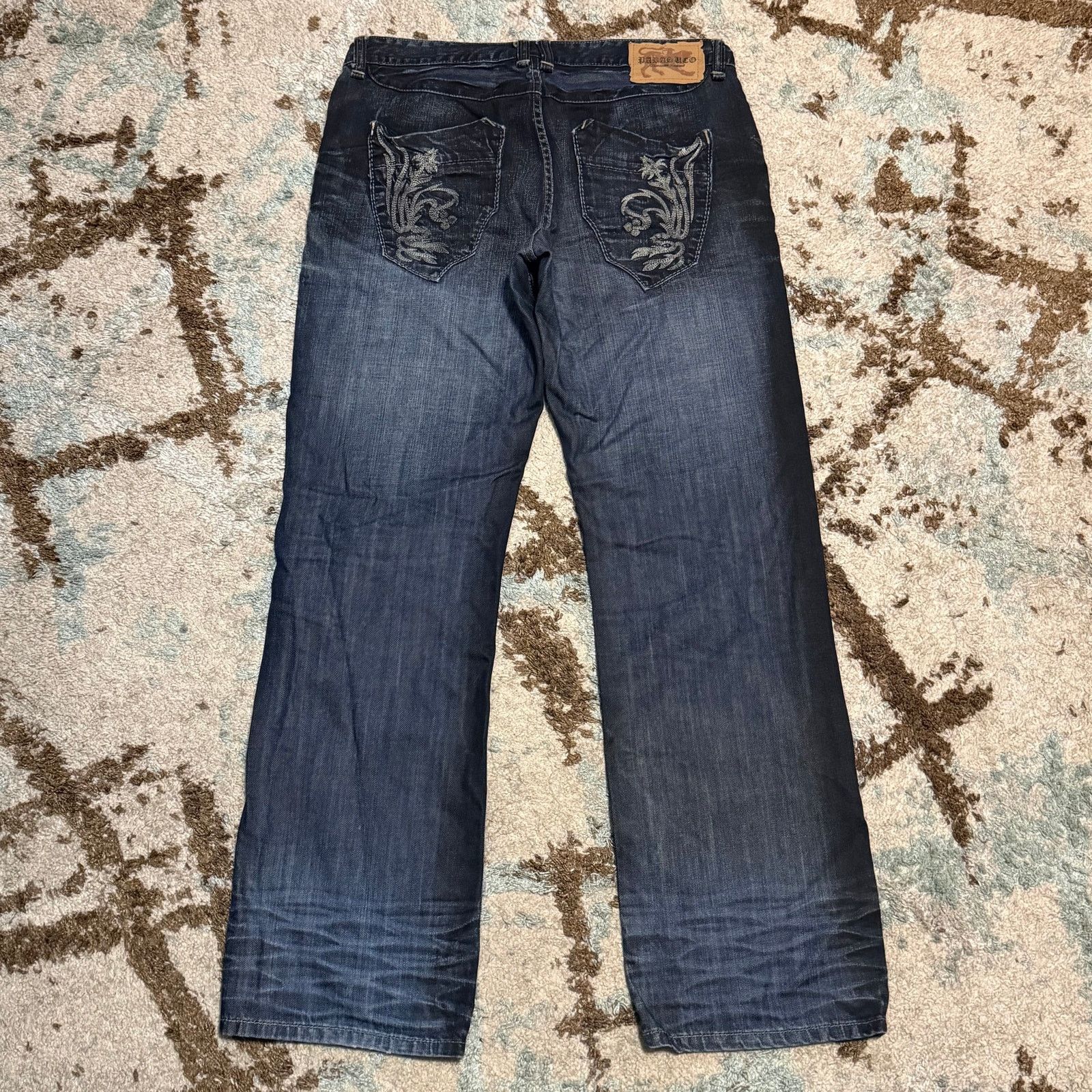 Parasuco Vintage Parasuco Paisley Embroidered Jeans Size 36x35 Y2K Size US 36 / EU 52 - 1 Thumbnail