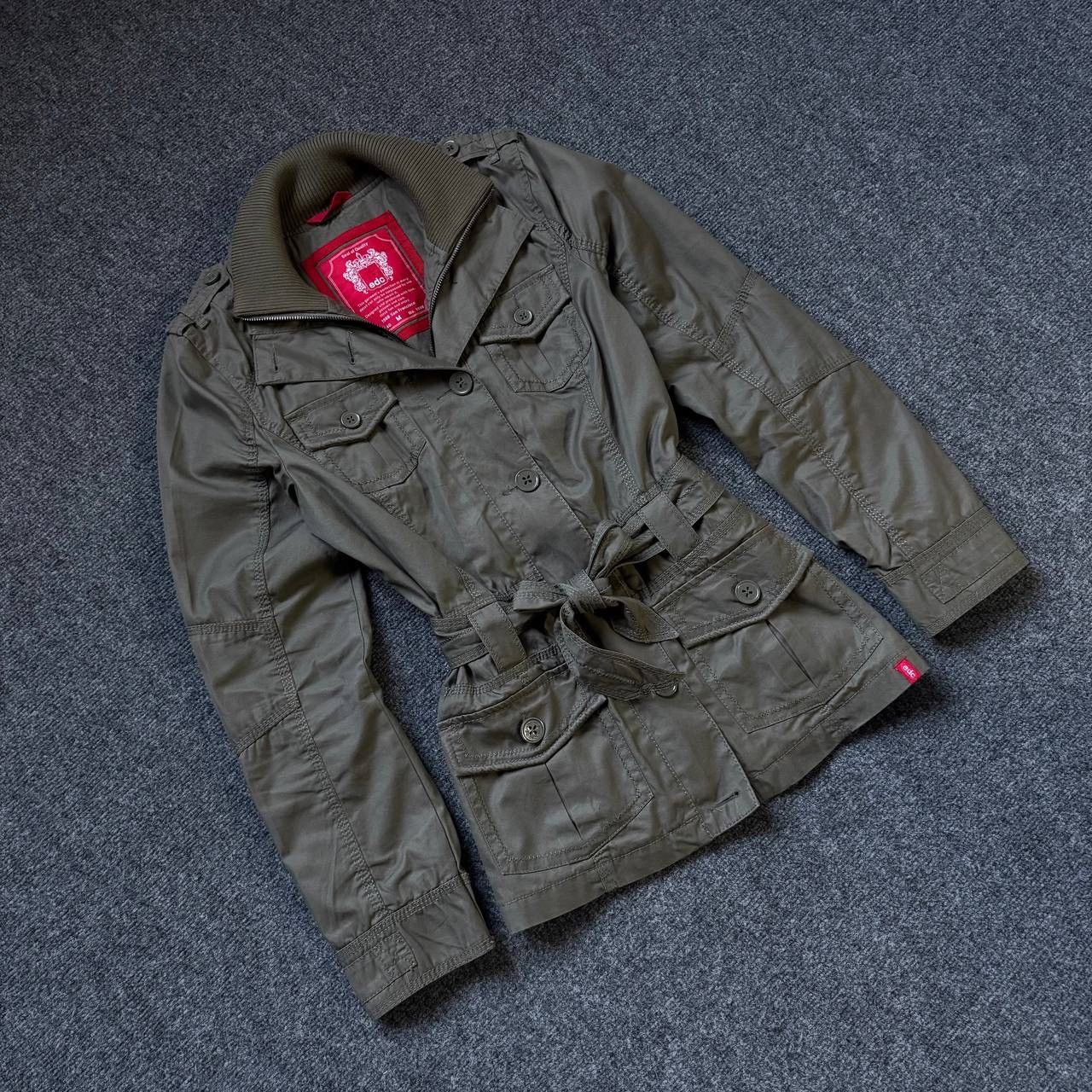 20471120 VTG Women’s EDS Trench Light Jacket Size M Y2K 00s USA Grung Size M / US 6-8 / IT 42-44 - 1 Thumbnail