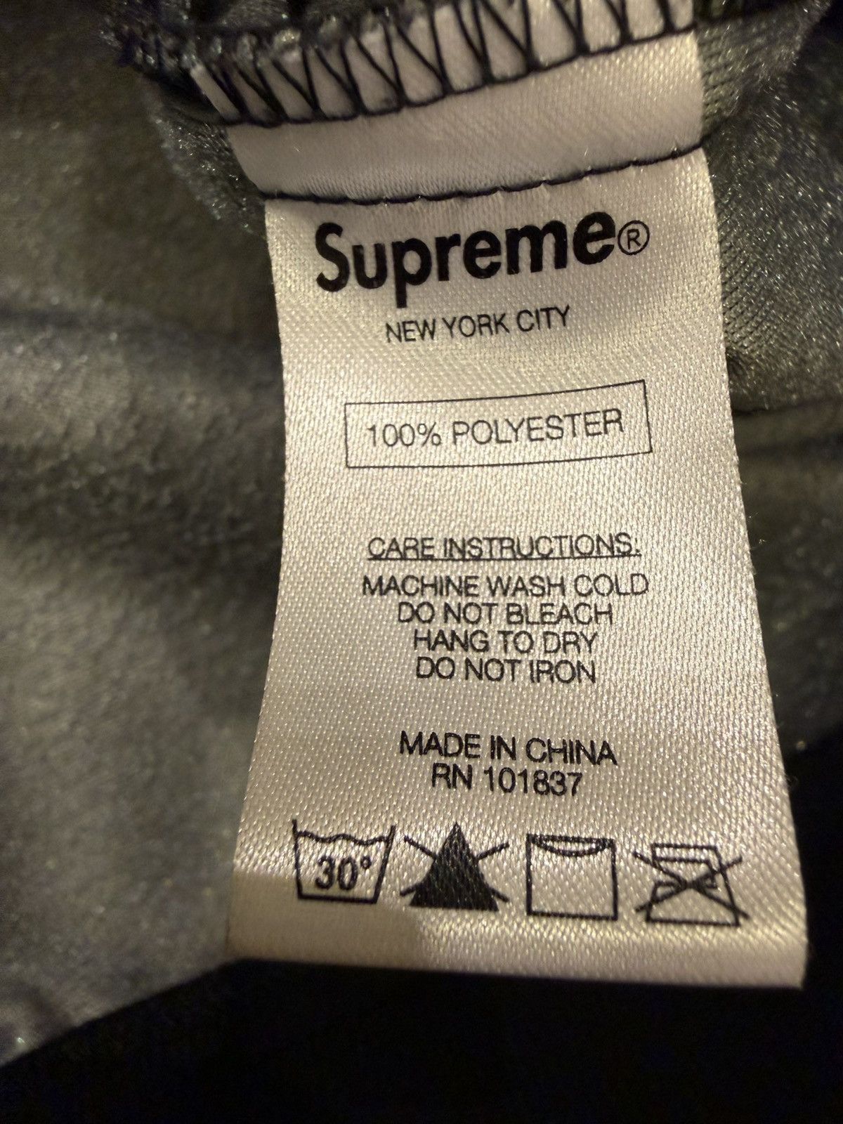 Supreme Supreme Velour Jacket - Black/Grey Size US L / EU 52-54 / 3 - 4 Thumbnail
