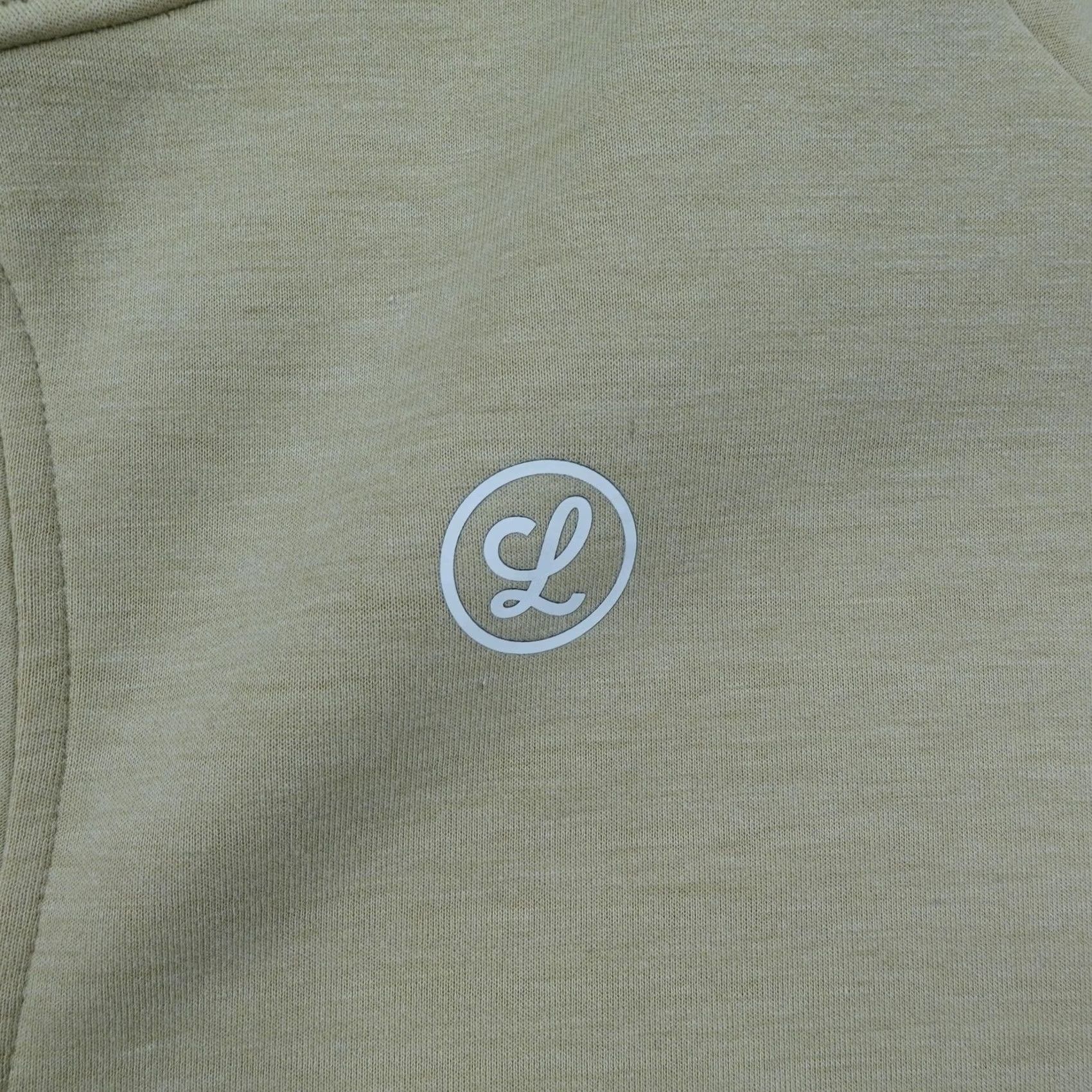 Vintage Legends Hoodie Mens XL Beige Pullover Sweatshirt Performance Athletic Curved Hem Size US XL / EU 56 / 4 - 3 Thumbnail