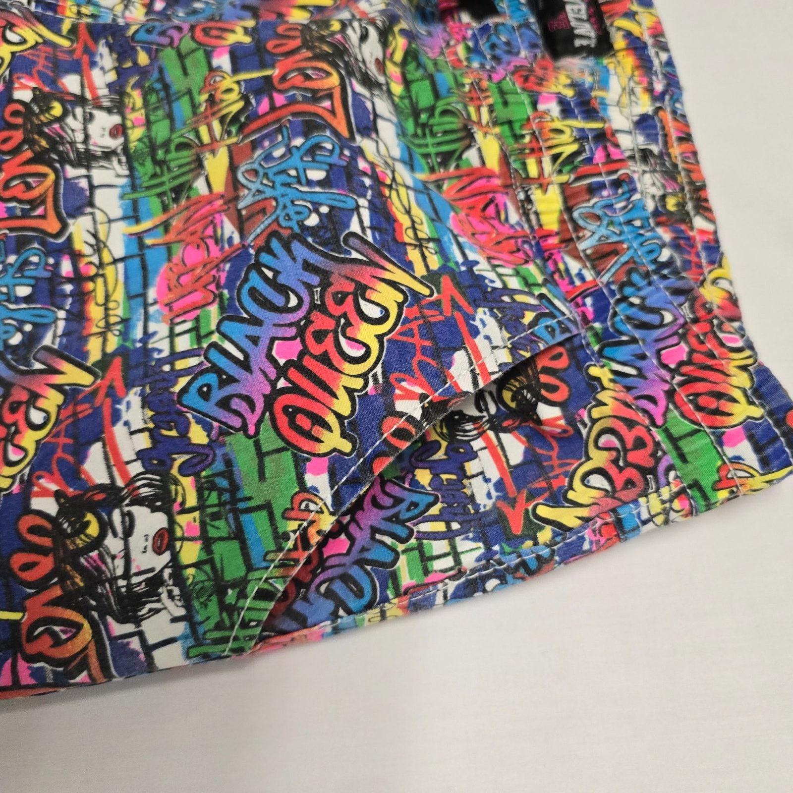Loveless LoveLove Graffiti Print Jogger Pants 3X Colorful Streetwear Size 38" / US 16 / IT 52 - 9 Thumbnail