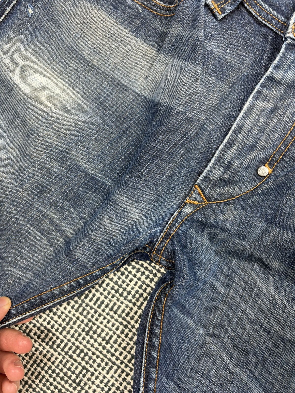 Diesel diesel thanaz washed straight jeans y2k vintage japanese Size US 34 / EU 50 - 10 Thumbnail