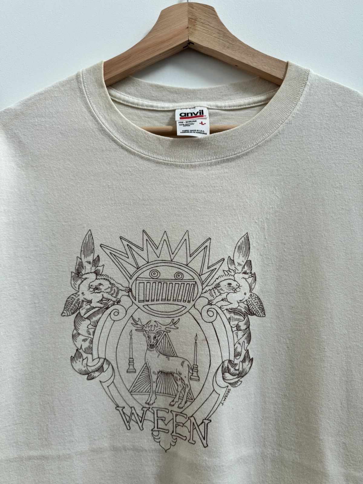 Anvil Vintage Ween Band T-Shirt Size US L / EU 52-54 / 3 - 3 Thumbnail