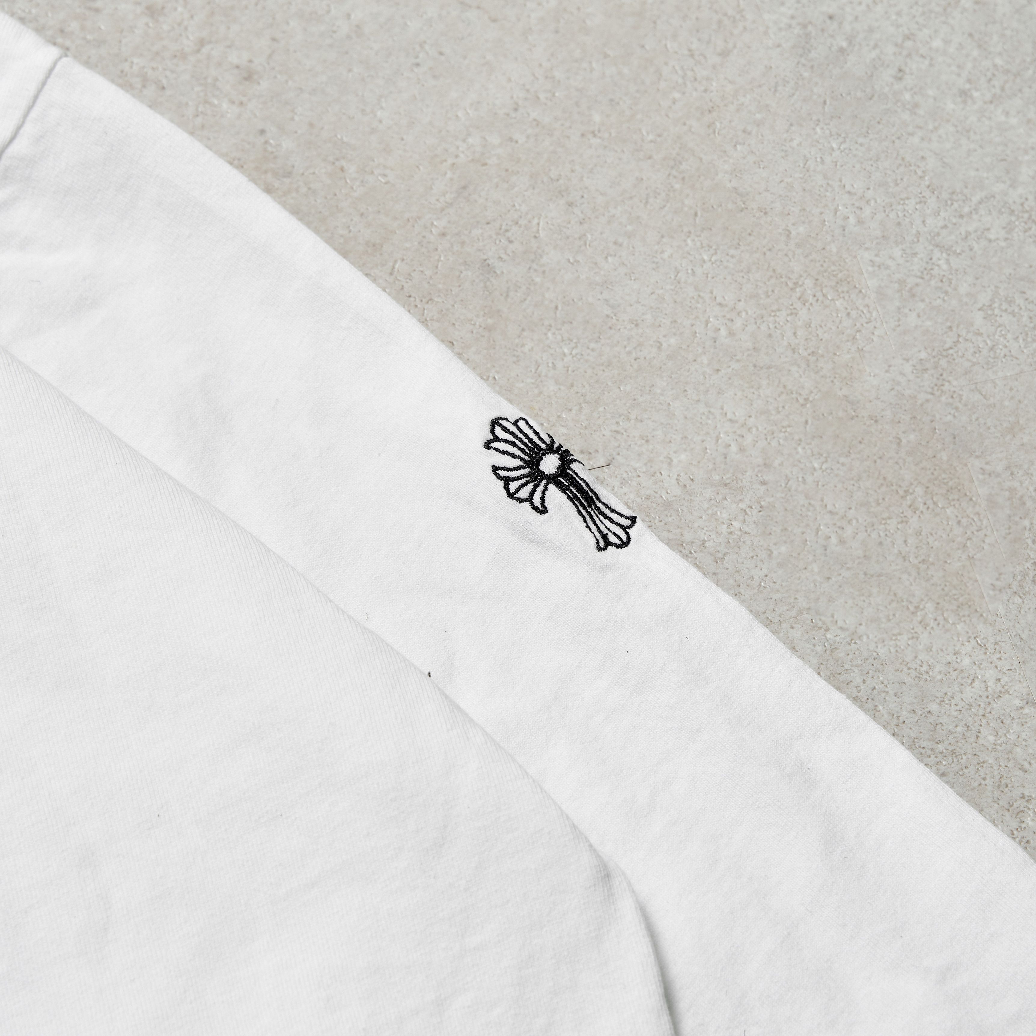 Chrome Hearts CHROME HEARTS Premium Embroidered Eyechart Long Sleeve WHITE Size US L / EU 52-54 / 3 - 3 Thumbnail