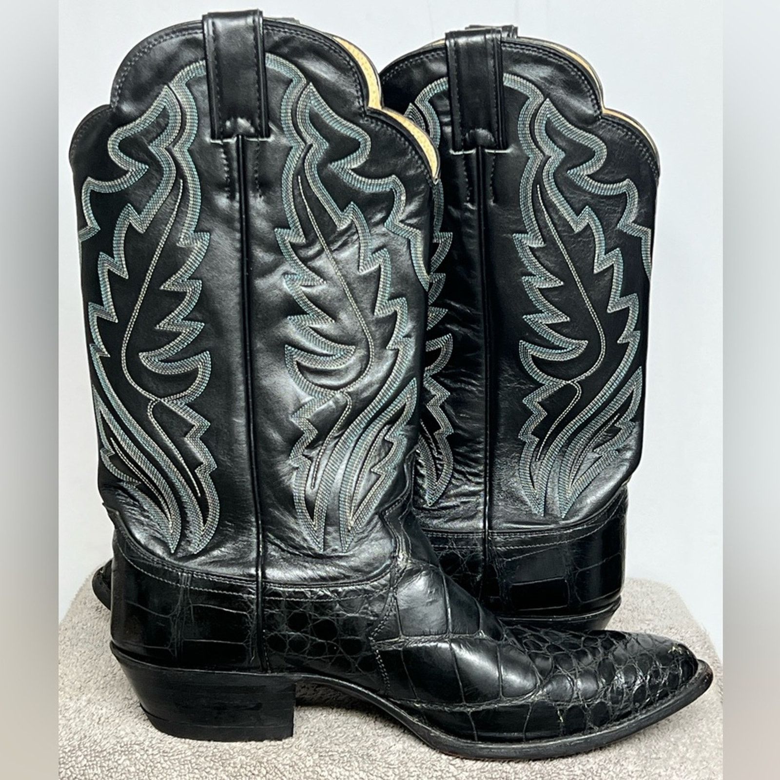 Justin Boots Vintage 80’s Justin Alligator Boots Walking Dead Rick Grimes Size US 11 / EU 44 - 9 Thumbnail