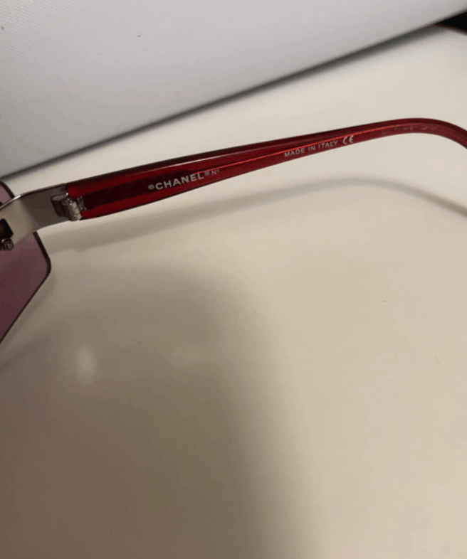Chanel Chanel Sunglasses CC 4018 Mask Rhinestone Rimless 4017 Size ONE SIZE - 4 Thumbnail