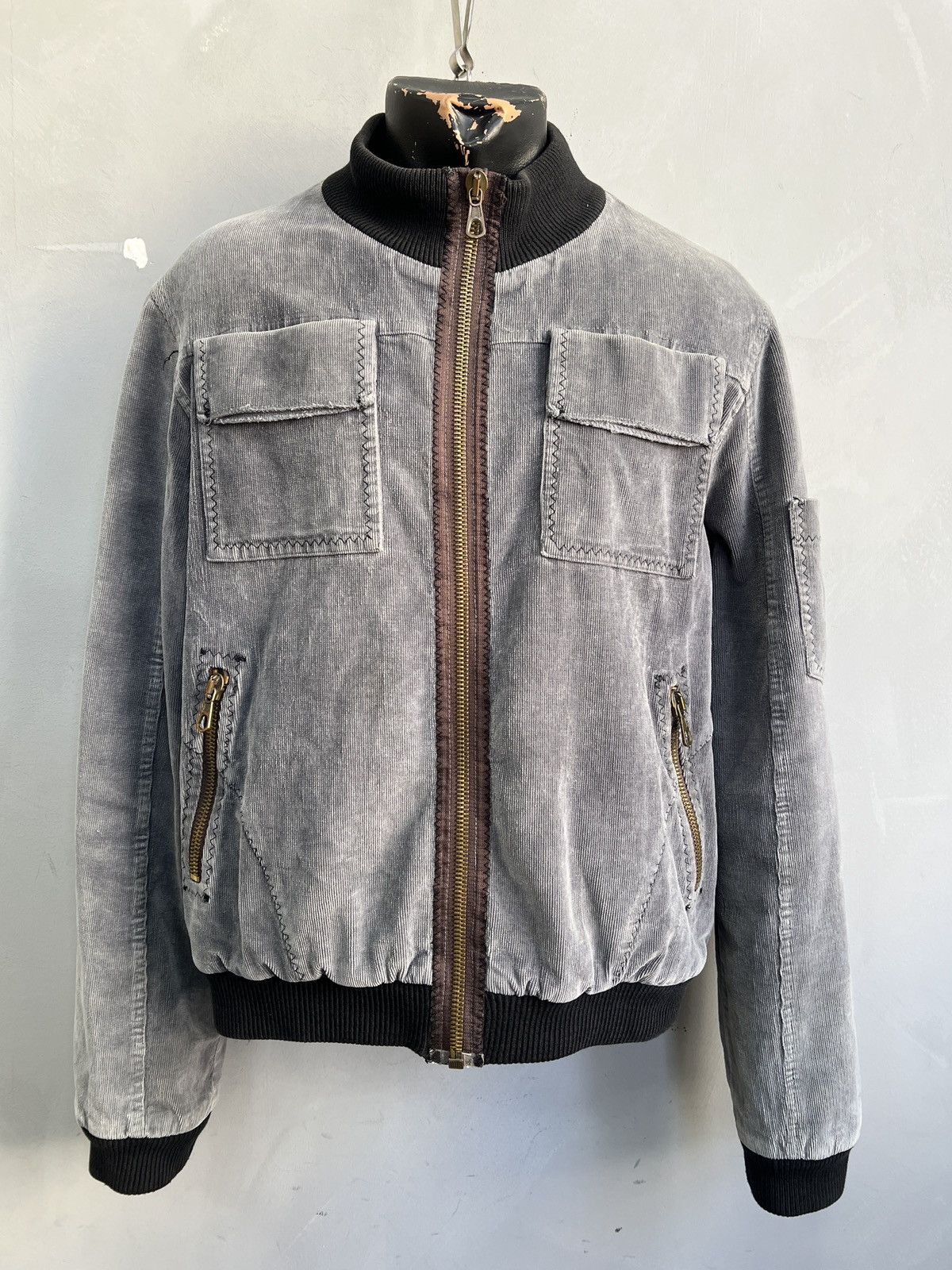 Hysteric Glamour Vintage velvet Zip Jacket bomber hysteric glamour style Size US M / EU 48-50 / 2 - 1 Thumbnail