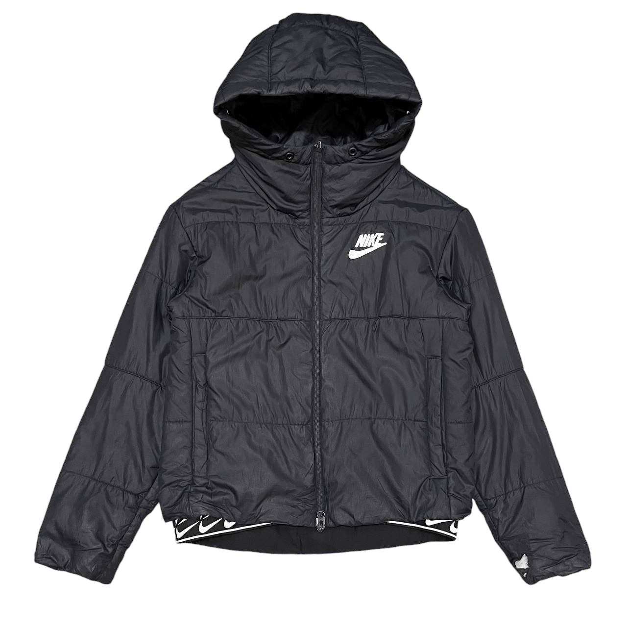 Nike Nike Puffer Hooded Jacket Black Size US S / EU 44-46 / 1 - 1 Thumbnail