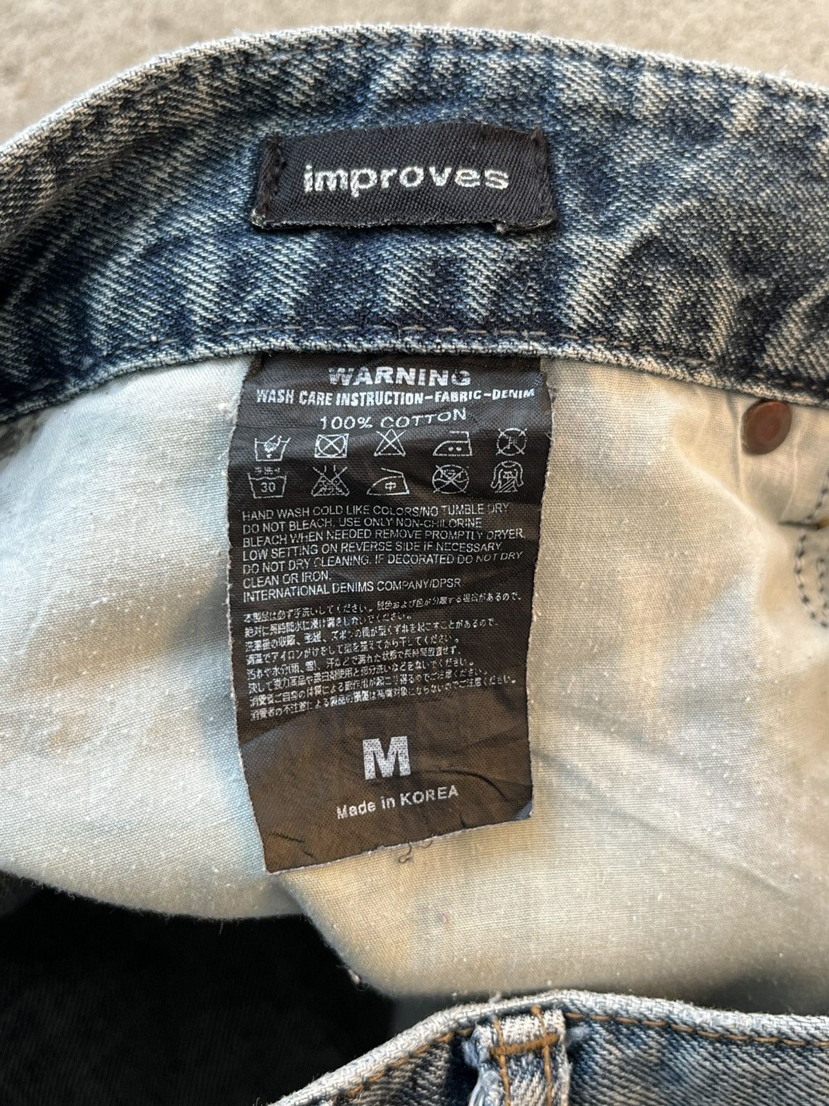 If Six Was Nine × Japanese Brand 💥Y2K Exotic Distressed denim // Improves jeans Size US 34 / EU 50 - 7 Thumbnail