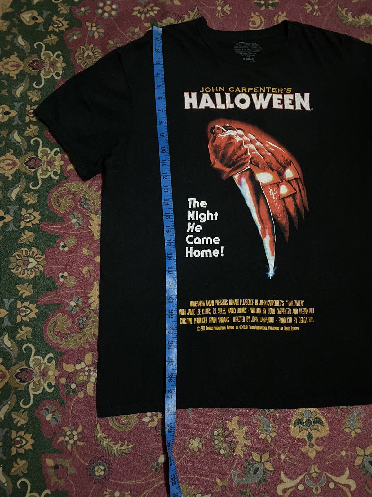 Vintage John Carpenter Halloween Movie Tee Size US XL / EU 56 / 4 - 7 Thumbnail