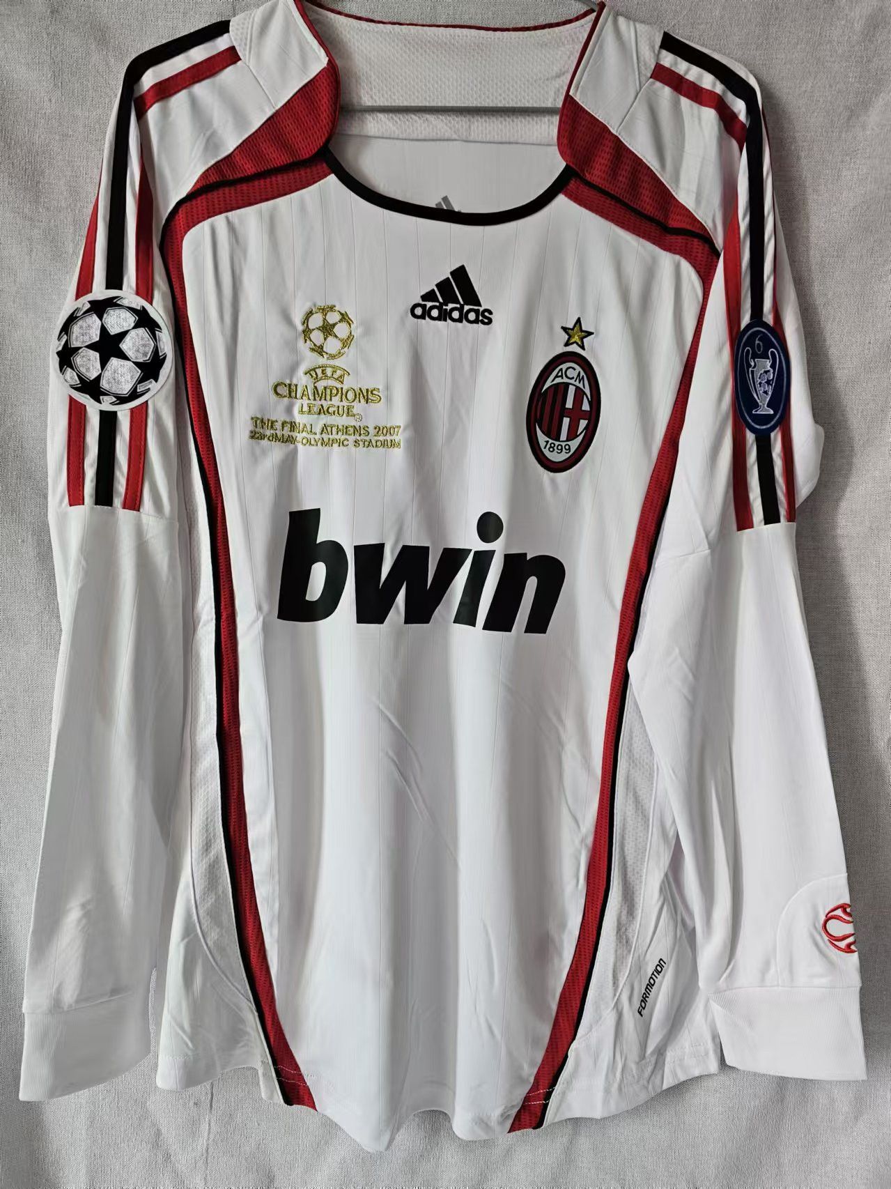 Other 2006 2007 AC Milan 3 Andrea Pirlo Jersey Away L Size US L / EU 52-54 / 3 - 2 Thumbnail