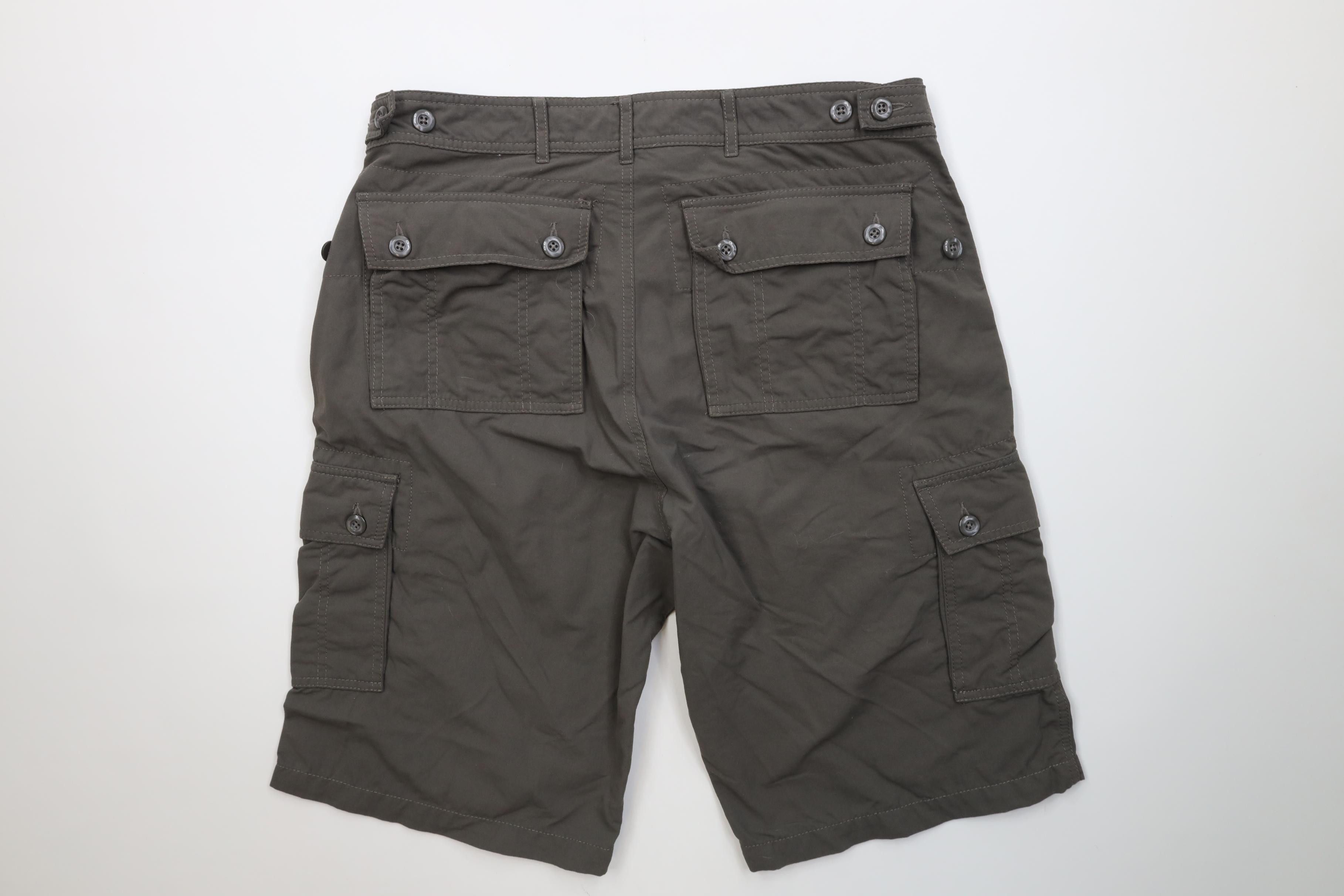 Vintage Clothing Arts Pick Pocket Proof Cargo Shorts Gray Nylon Size US 32 / EU 48 - 9 Thumbnail