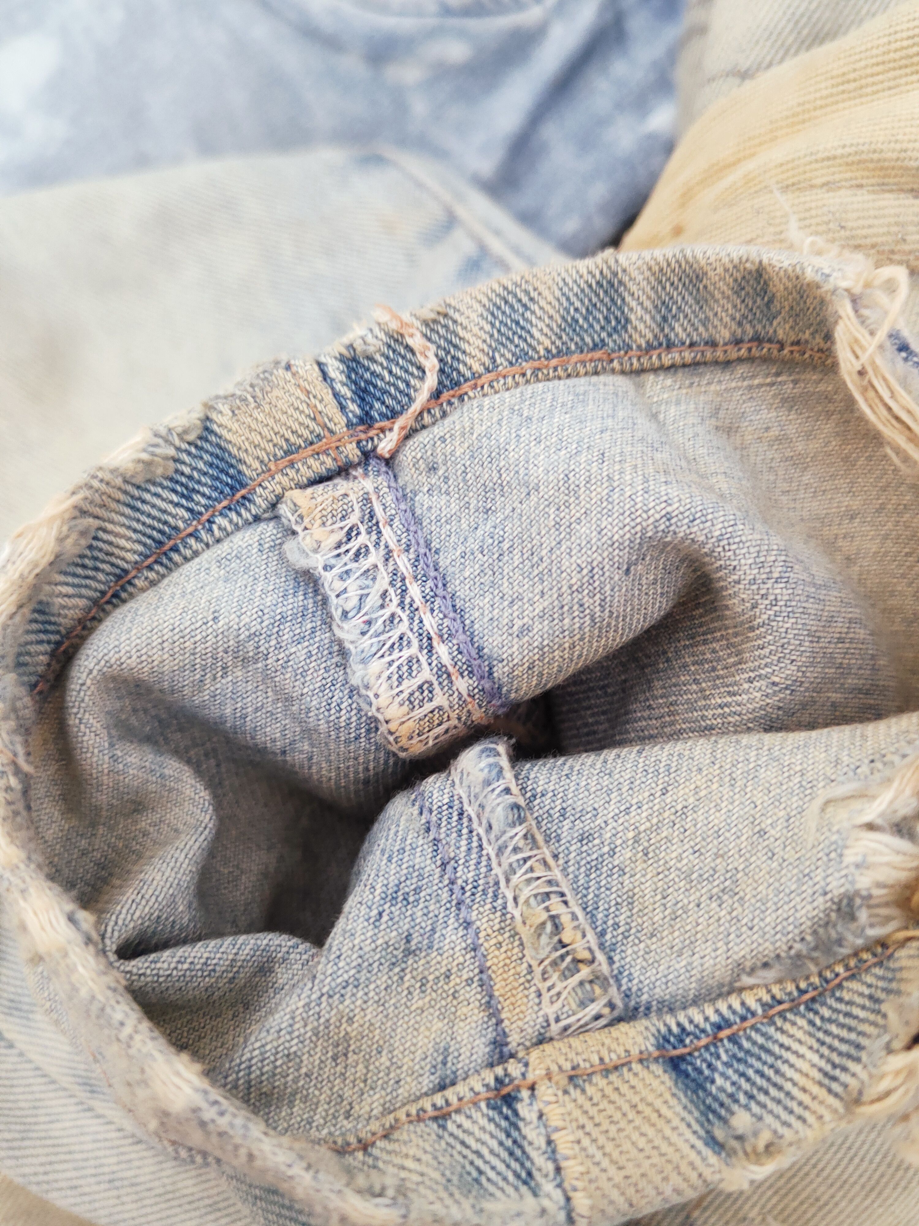Vintage Wrangler vintage Blue Faded Distressed Ripped Jeans #S2773 Size US 28 / EU 44 - 12 Thumbnail