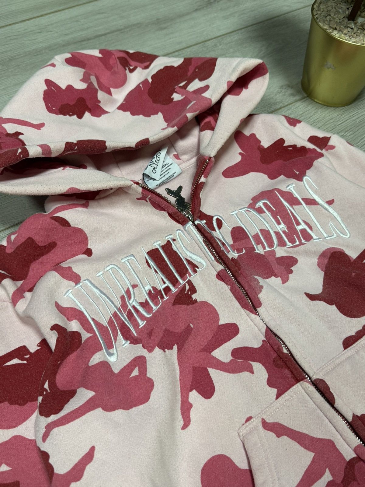 Named Collective Named Collective Unrealistic Ideals camo zip monogram hoodie Size US S / EU 44-46 / 1 - 3 Thumbnail