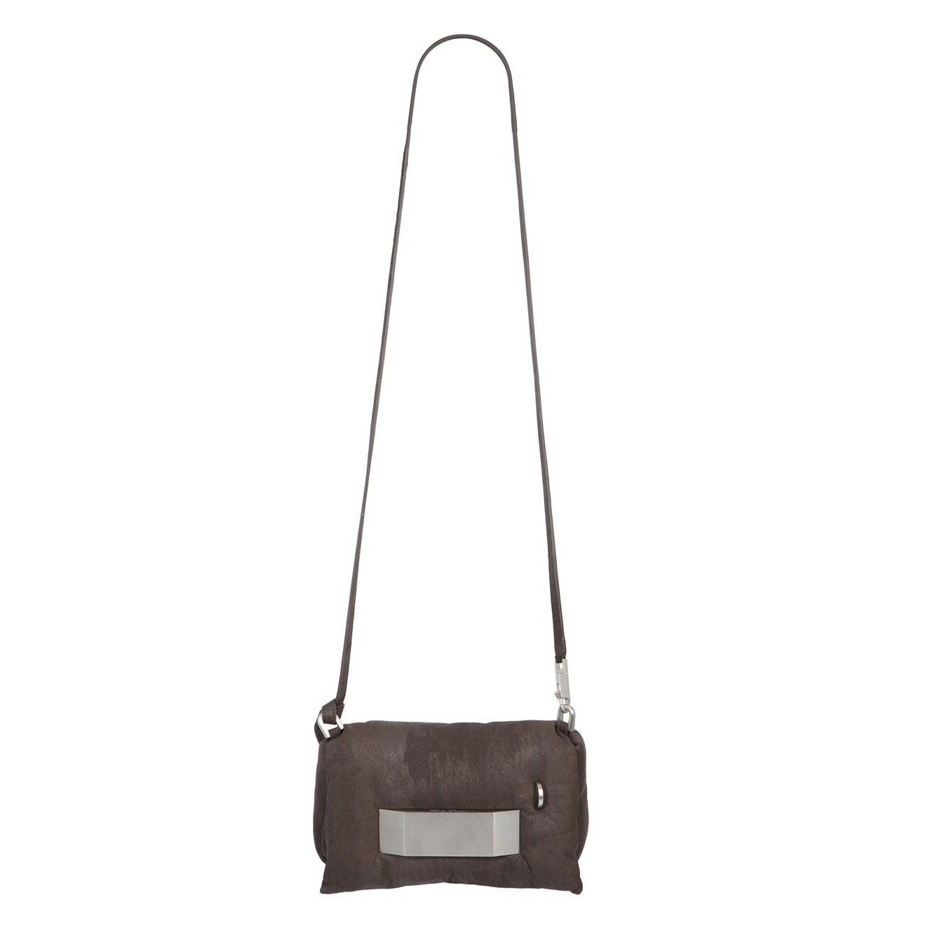 RICK OWENS Pillow Griffin $1705 Dark Dust Shoulder Bag New & - upd.cl