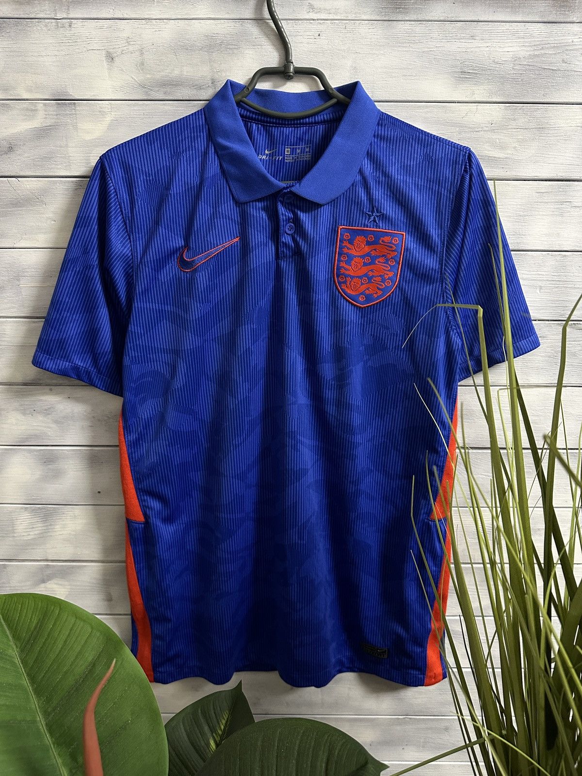 Nike Rare Soccer Jersey Nike England Fool Print Swoosh Size US M / EU 48-50 / 2 - 1 Thumbnail
