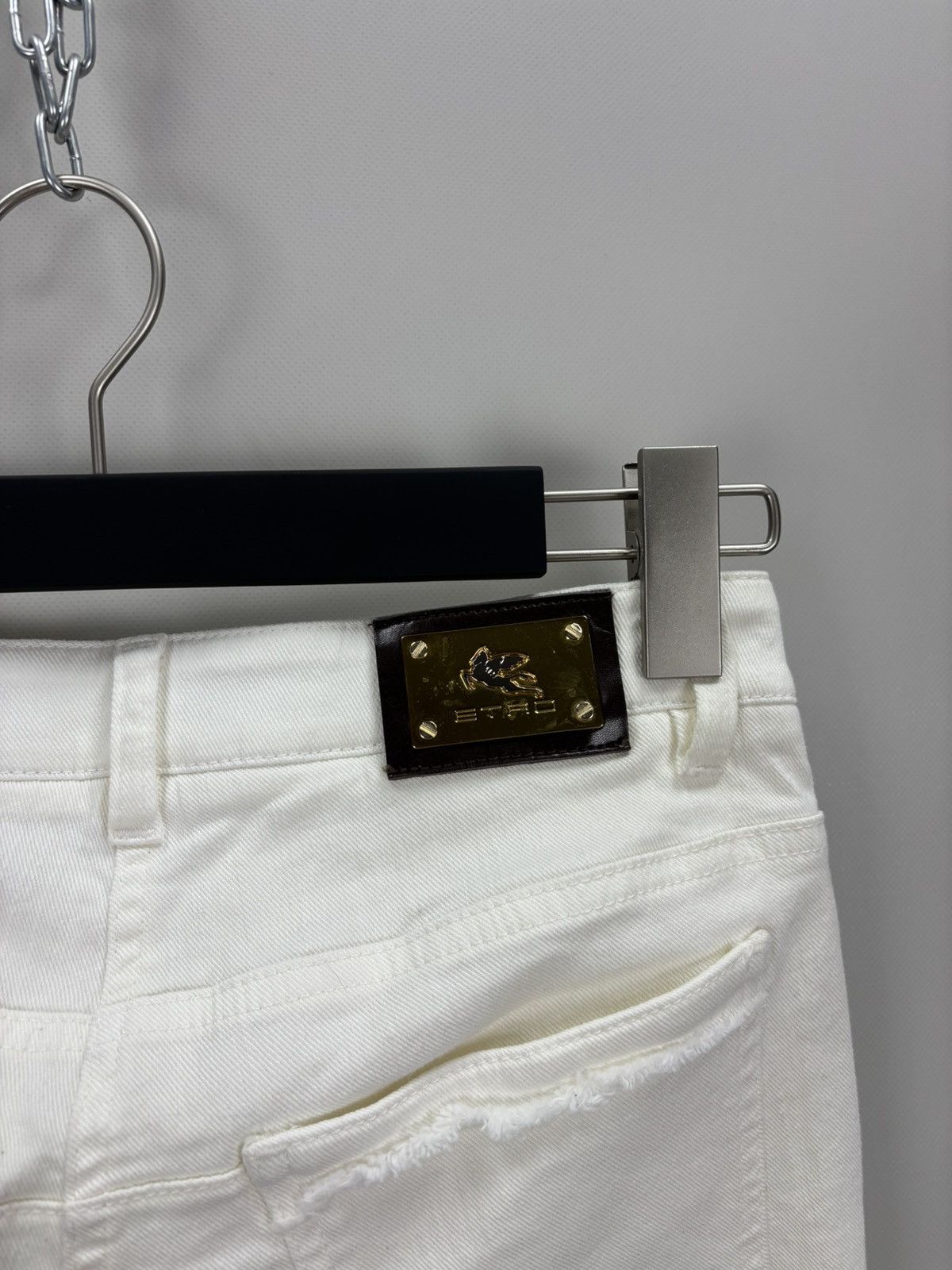 Etro Womens jeans ETRO Milano Size 28 Color White Size 27" / US 4 / IT 40 - 10 Thumbnail