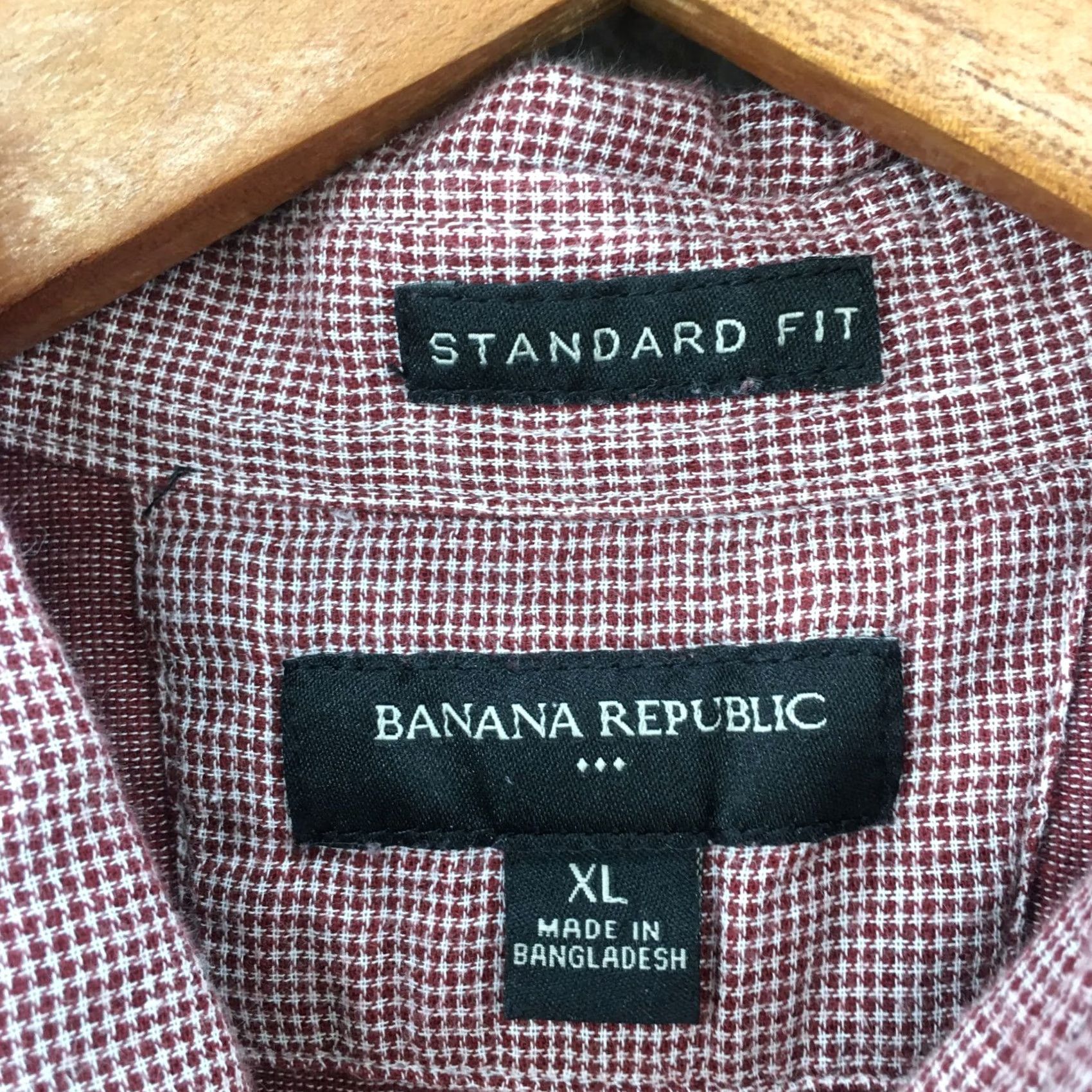 Banana Republic Banana Republic Long Sleeve Shirt Mens XL Red Cotton Button Up Chest Pocket Size US XL / EU 56 / 4 - 6 Thumbnail