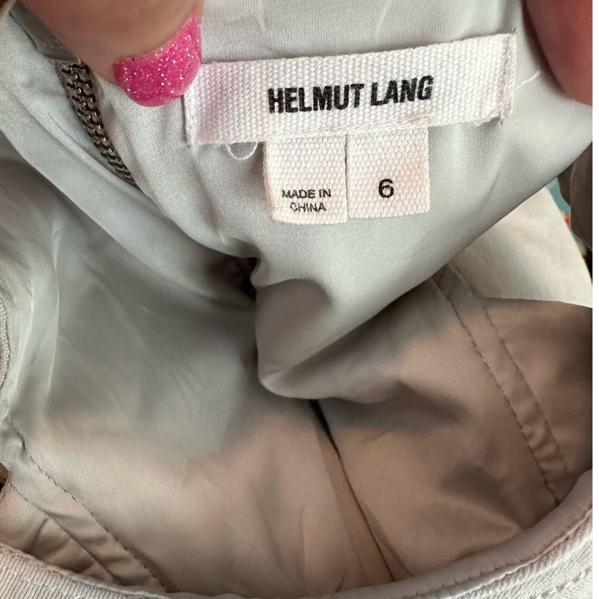 Helmut Lang Helmut Lang Light Blue Gray Sleeveless Dress size 6 Size M / US 6-8 / IT 42-44 - 3 Thumbnail