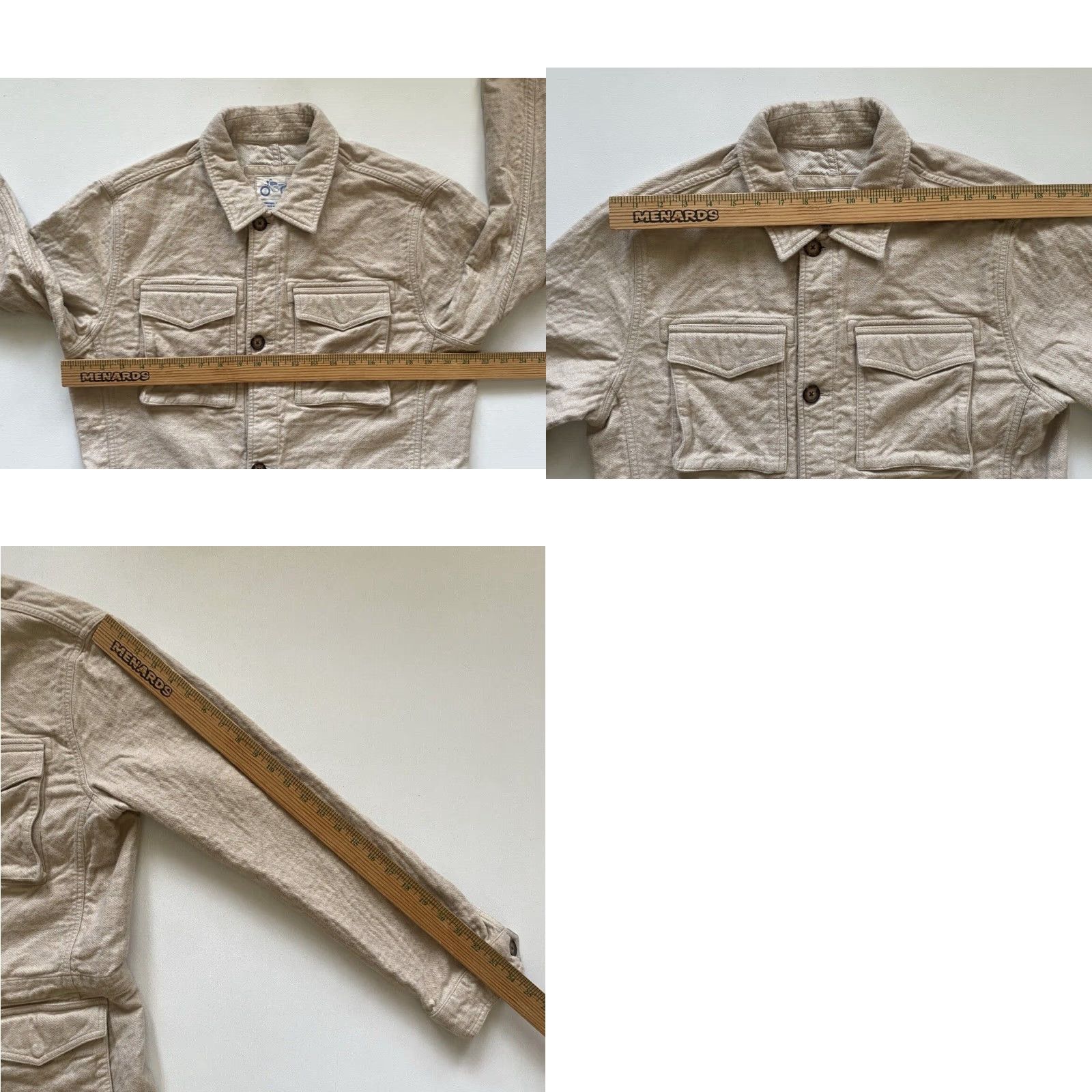 Vintage Mugsy Hemmingway Jacket Washed Tan Sz L Mens Jacket Mid-Length Washed Tan Pockets Vintage Style: Jacket Size US L / EU 52-54 / 3 - 9 Thumbnail